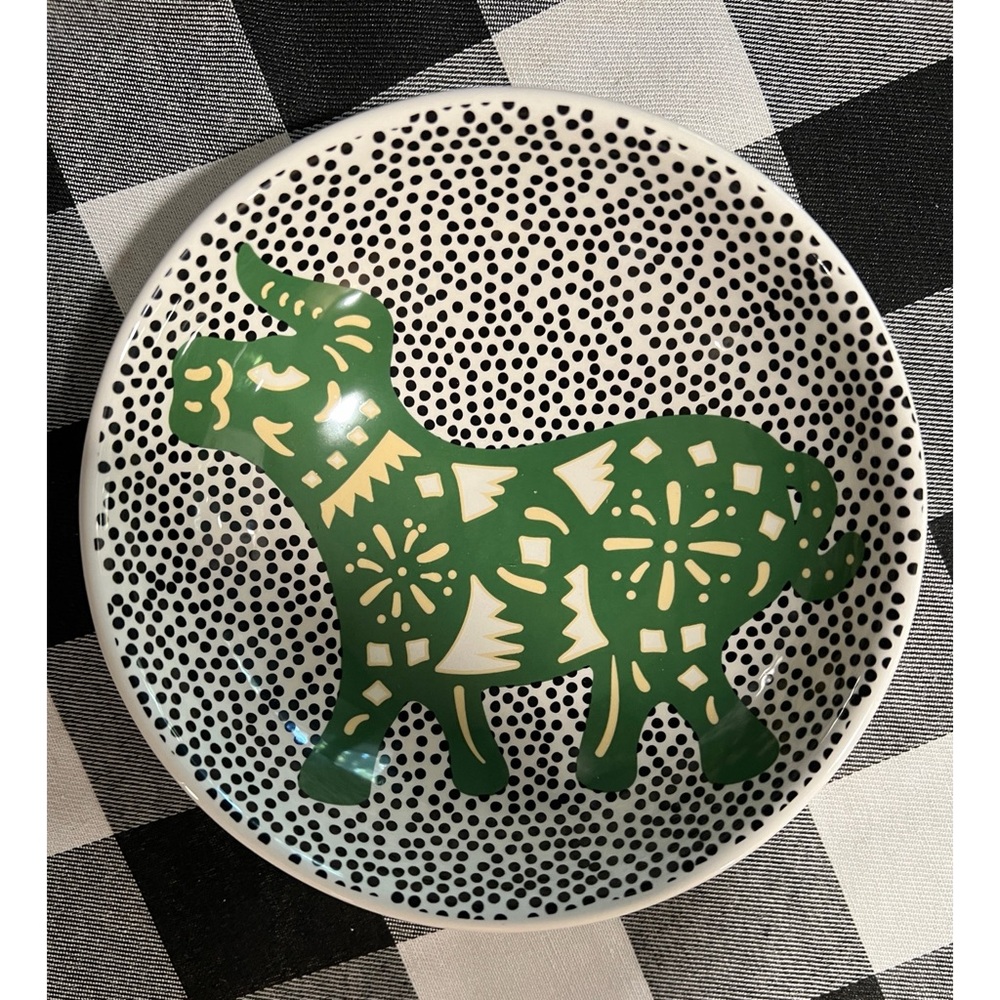 NWT. Coton Colors Ox Zodiac bowl.